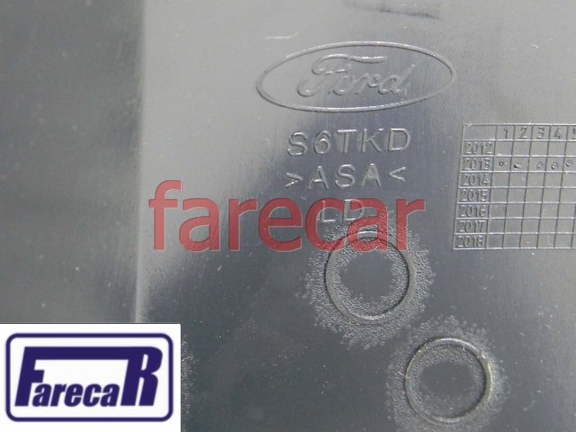 capa preta lado direito do espelho retrovisor Ford Ranger 2013 2014 13 14  - Farecar Comercio
