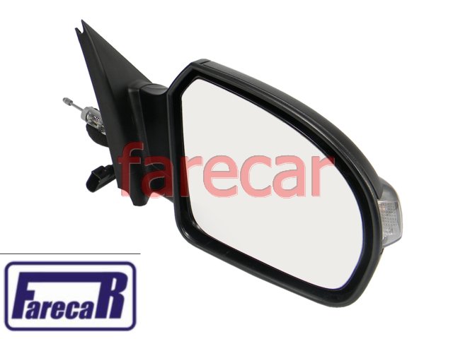 Espelho Retrovisor com pisca Ford Ka 2008 2009 2010 2011 2012  - Farecar Comercio