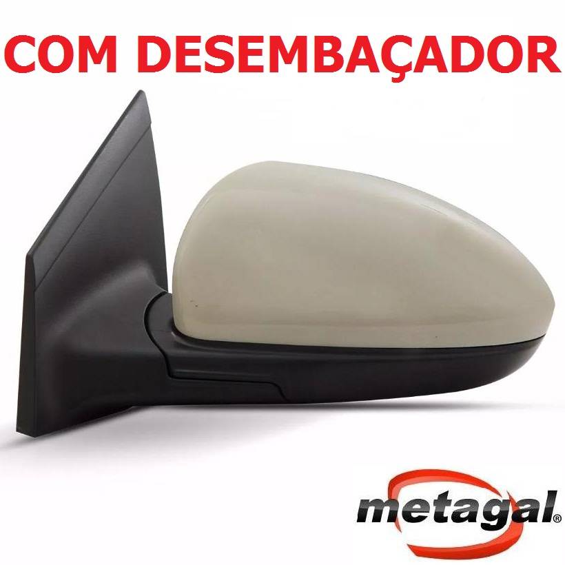 espelho retrovisor esquerdo motorista original Gm Metagal Cruze LTZ LT eletrico com desembaçador termico 2012 2013 2014 2015 2016 12 13 14 15 16 - Farecar Comercio