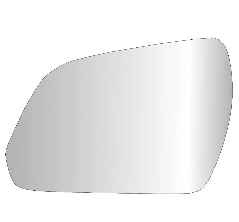 Subconjunto de lente de vidro espelho com base do retrovisor Esquerdo Hyndai Creta 2017 2018 - Farecar Comercio