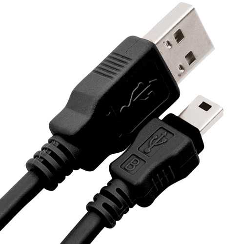 Cabo USB X Mini USB 5 Pinos 1,80M PLUS Cable PC-USB1803-