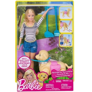 Barbie Familia Passeio com o Cachorrinho Mattel DWJ68