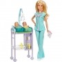 Boneca Barbie Profissoes Conjunto Pediatra Mattel DHB63/DVG10