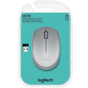 Mouse Optico sem Fio M170 Prata Logitech 910-005334