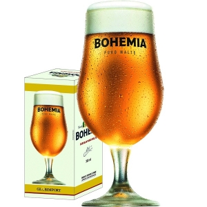Taça Bohemia Pilsen em Vidro para Cerveja 380ML Globimport