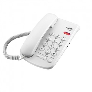 Telefone com Fio de Mesa TCF-2000 Branco ELGIN