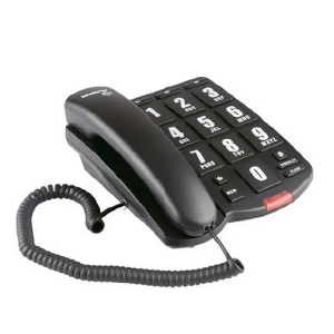 Telefone com Fio TOK Facil Preto Intelbras 4000034