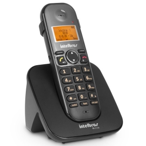 Telefone sem Fio Intelbras ICON 4125120 TS 5120 Preto Viva VOZ/ Identificador de Chamadas