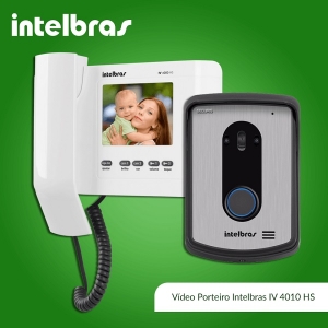 Video Porteiro IV 4010 HS Branco Intelbras - 4520020