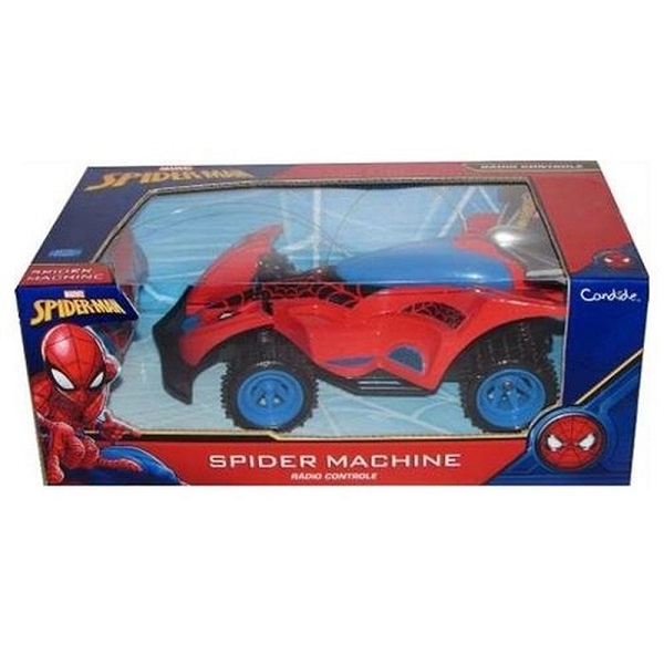 Carro Controle Remoto Spiderman Marvel Candide 5812