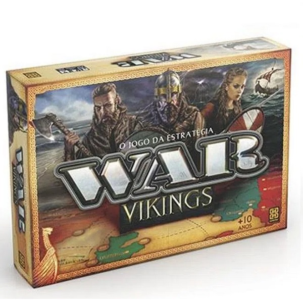 Jogo de Tabuleiro WAR Vikings GROW 3450
