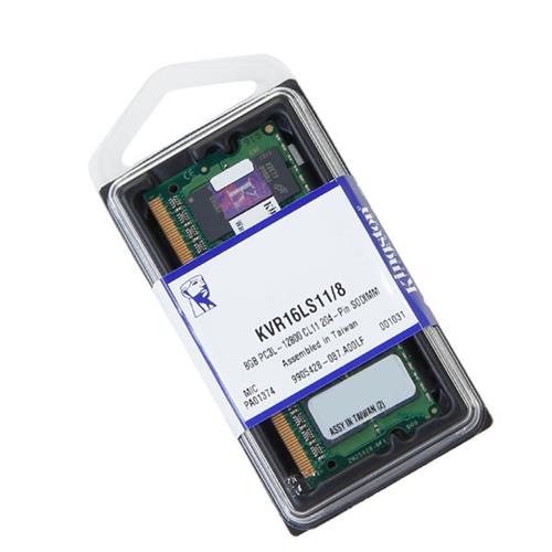 Memoria Notebook 8GB DDR3L Kingston KVR16LS11/8 1600MHZ LOW Voltage 1.35V