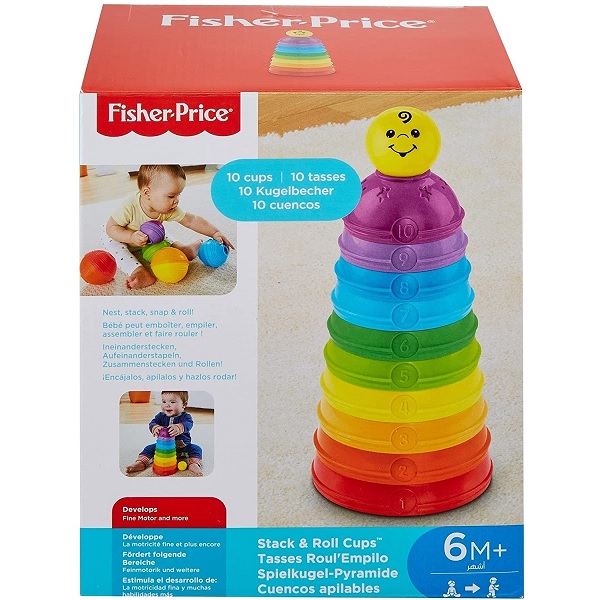 Torre de Potinhos Coloridos FISHER-PRICE Mattel W4472 40890
