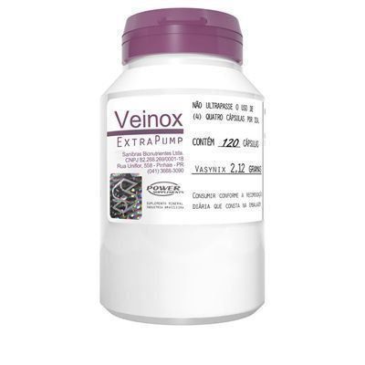 Veinox Extra Pump - 120 Cápsulas - Power Supplements