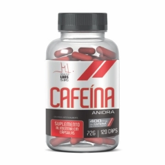 Cafeína Anidra - 120 Cápsulas - Health Labs