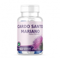 Cardo Mariano (Silimarina) 500mg - 60 Cápsulas - Vida Natural