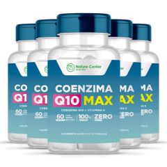Coenzima Q10 Max 100mg - Promoção 5 Unidades - Nature Center