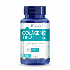 Colágeno Tipo II c/ Vit. C - 30 Cápsulas - Dr. New QI UpNutri