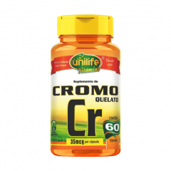 Cromo Quelato - 60 Cápsulas - Unilife