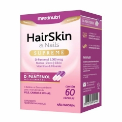 Hair Skin & Nails Supreme - 60 Cápsulas - Maxinutri
