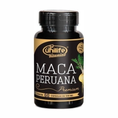 Maca Peruana Premium 550mg - 60 Cápsulas - Unilife