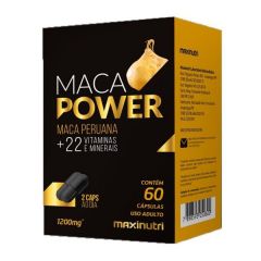 Maca Power 1200mg - 60 Cápsulas - Maxinutri