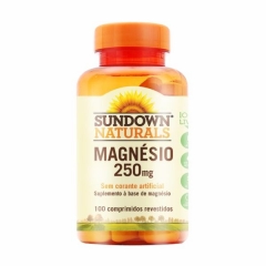 Magnésio 250mg - 100 Comprimidos - Sundown