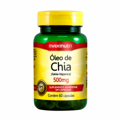 Óleo de Chia - 60 Cápsulas - Maxinutri