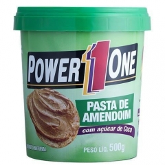 Pasta de Amendoim c/ Açúcar de Coco - 500g - Power 1 One