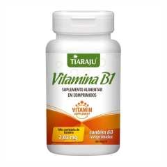 Vitamina B1 (Tiamina) 60 Comprimidos - Tiaraju