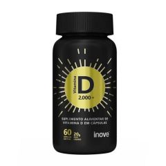 Vitamina D 2000 UI - 60 Softgels - Inove Nutrition