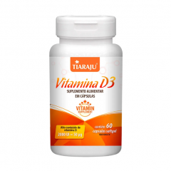 Vitamina D - 60 Cápsulas - Tiaraju