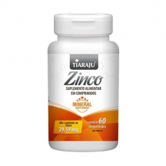 Zinco - 60 Comprimidos - Tiaraju