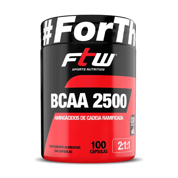 BCAA 2500 - 100 Cápsulas  - Fitoway