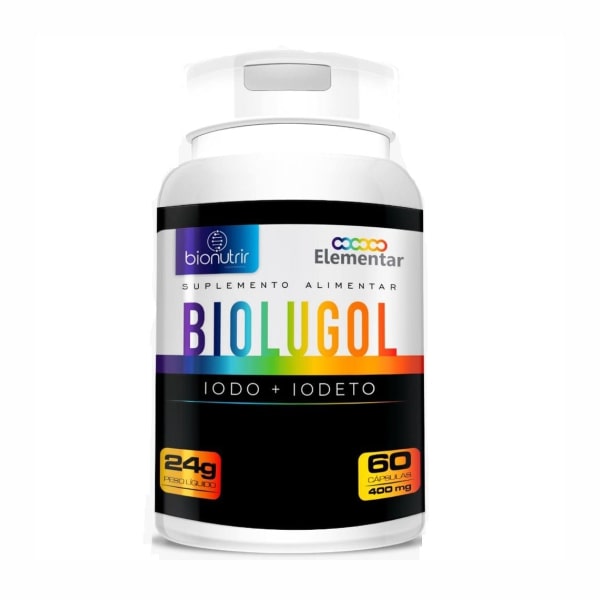 Biolugol (Iodo) - 60 Cápsulas - Bionutrir