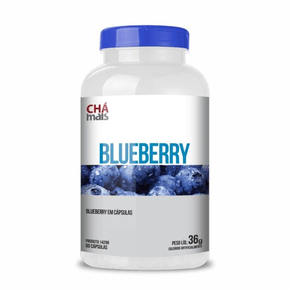 Blueberry - 60 Cápsulas - Chá Mais
