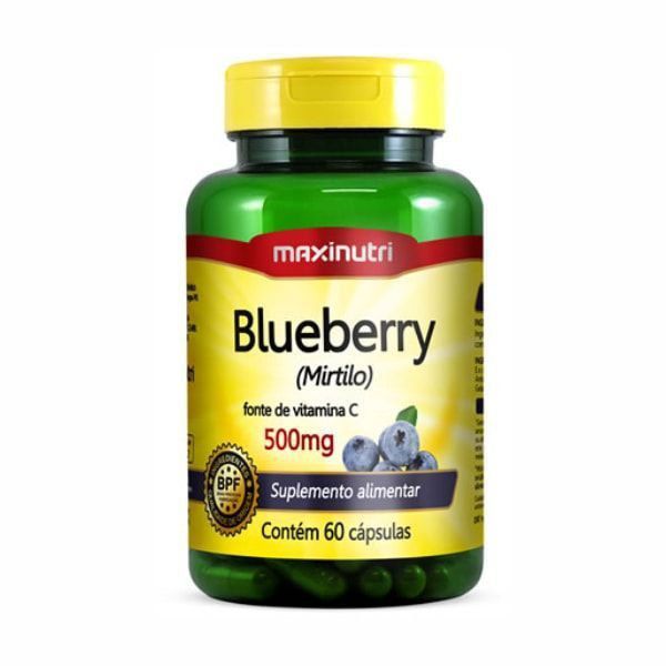 Blueberry (Mirtilo) - 60 Cápsulas - Maxinutri
