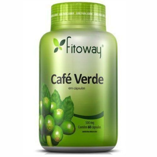 Café Verde 500mg - 60 Cápsulas - Fitoway