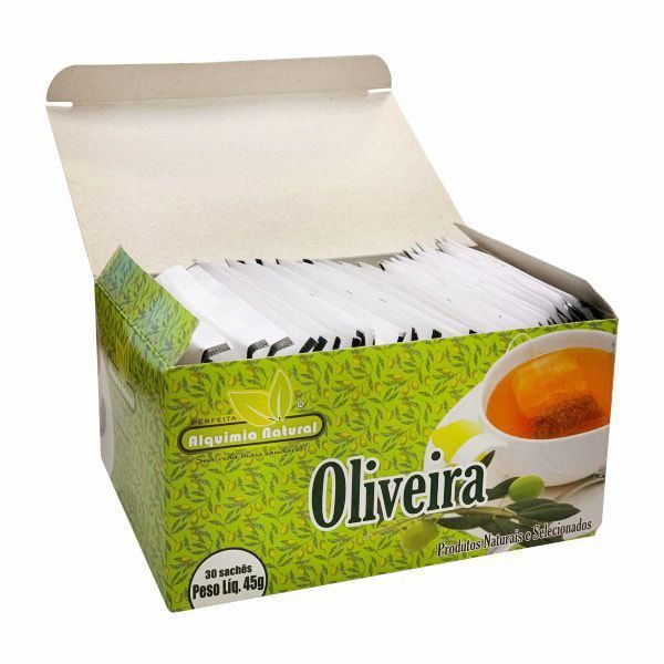 Chá de Oliveira - 30 Sachês - Alquimia Natural