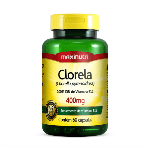 Clorela - 60 Cápsulas - Maxinutri