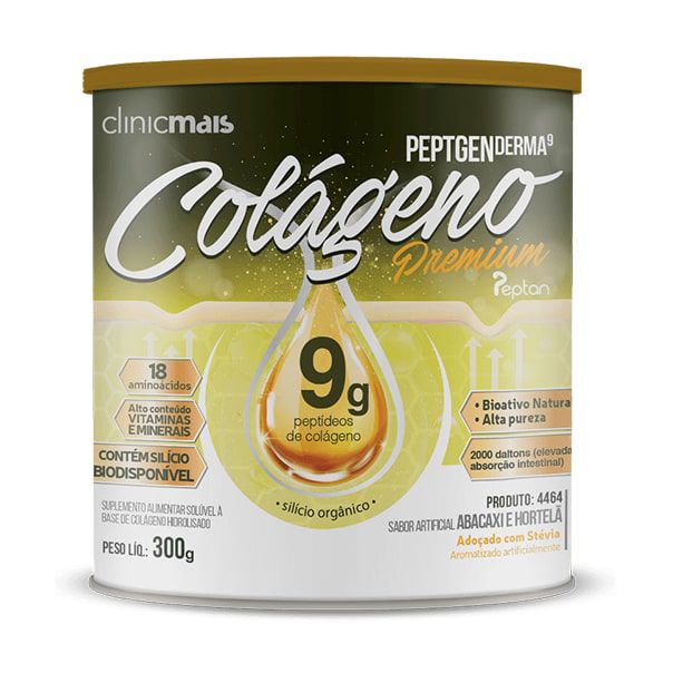 Colágeno PeptgenDerma 9 - 300g - Chá Mais
