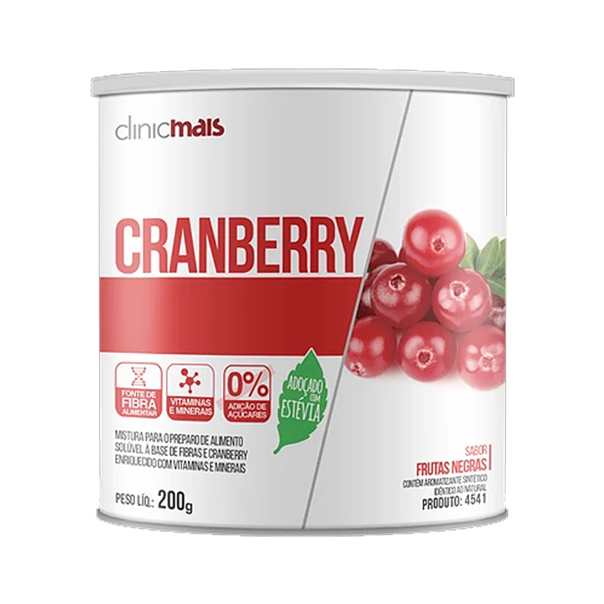 Cranberry Instantâneo Zero Açúcar - 200g - Chá Mais