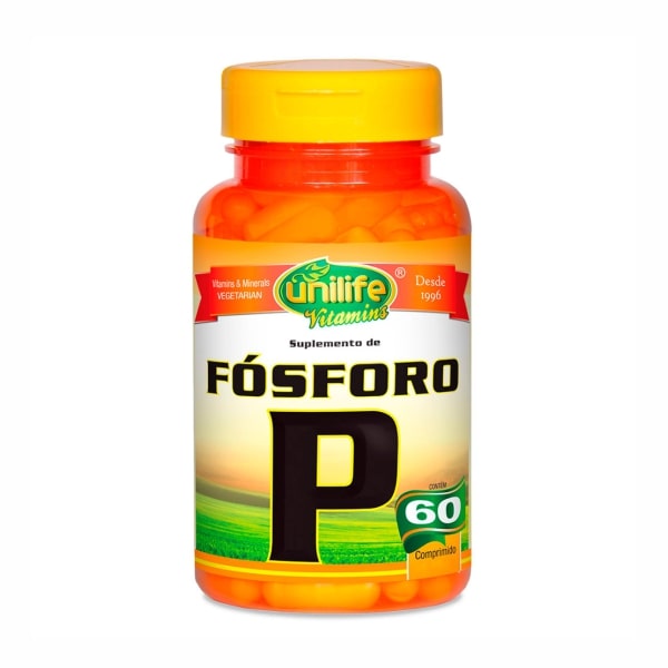 Fósforo Quelato - 60 Comprimidos - Unilife