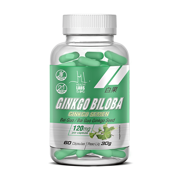 Ginkgo - 60 Cápsulas - Health Labs