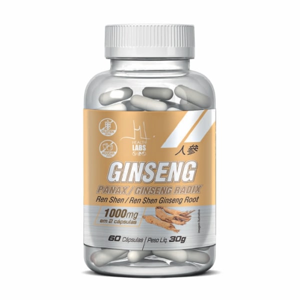 Ginseng - 60 Cápsulas - Health Labs