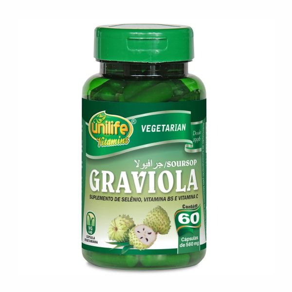 Graviola - 60 Cápsulas - Unilife