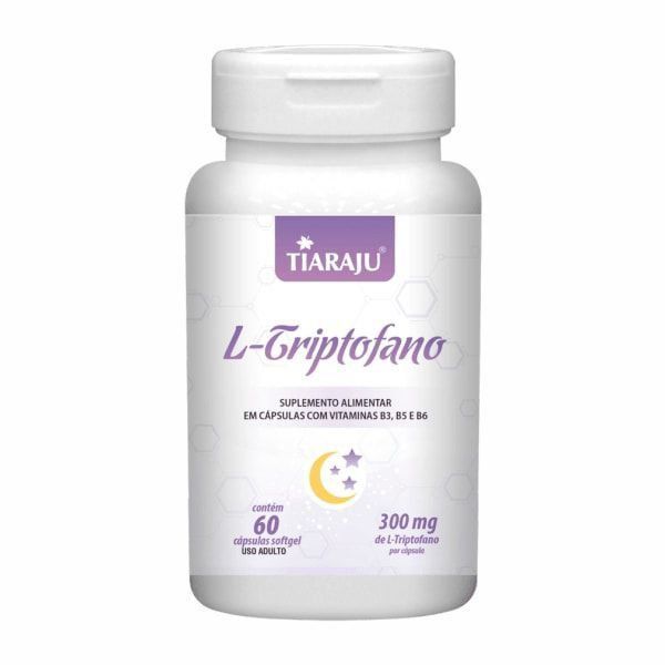 L-Triptofano - 60 Cápsulas - Tiaraju