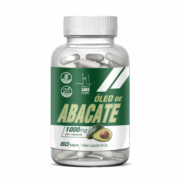 Óleo de Abacate - 60 Cápsulas - Health Labs