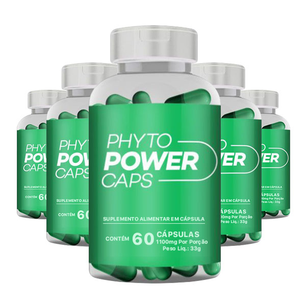 Phyto Power Caps Original - Promoção 5 Unidades