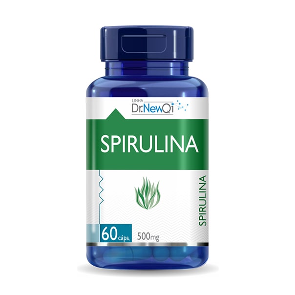 Spirulina - 60 Cápsulas - Dr. New QI UpNutri